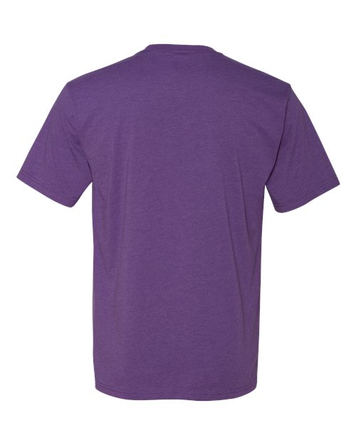Unisex CVC T-Shirt - Purple Rush Back
