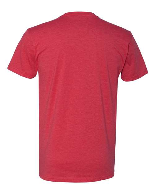Unisex CVC T-Shirt - Red Back