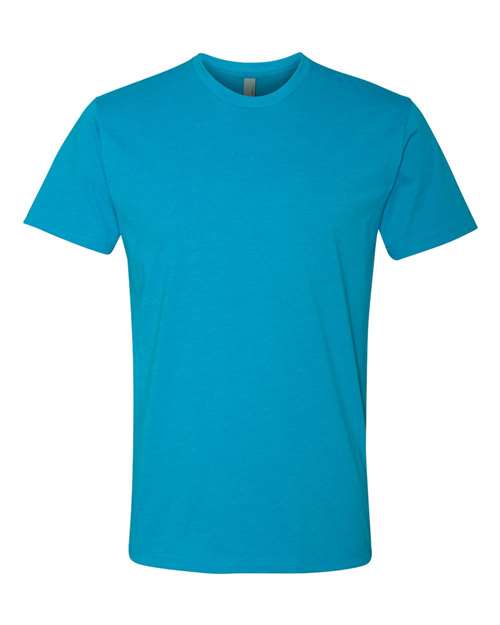 Unisex CVC T-Shirt - Turquoise Front