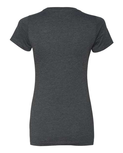 Women’s CVC T-Shirt - Charcoal Back