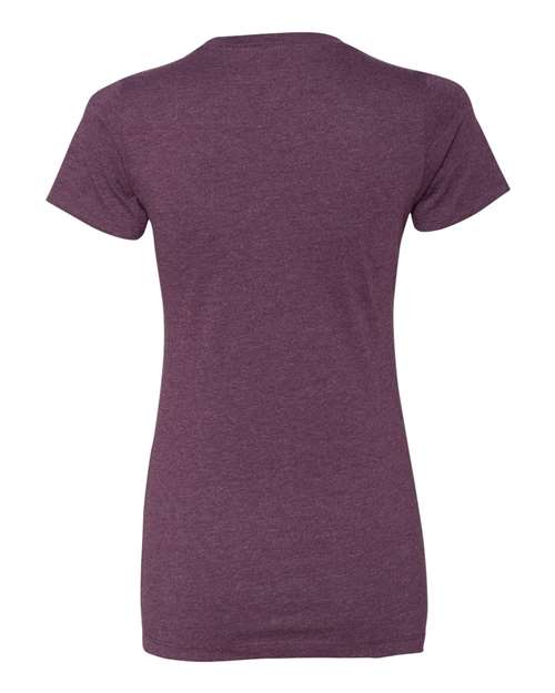 Women’s CVC T-Shirt - Plum Back