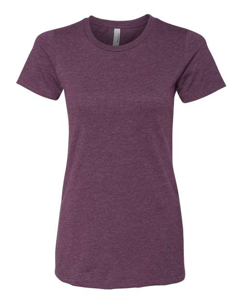 Women’s CVC T-Shirt - Plum Front