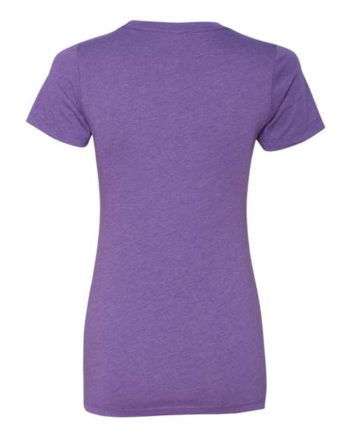 Women’s CVC T-Shirt - Purple Rush Back