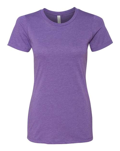 Women’s CVC T-Shirt - Purple Rush Front