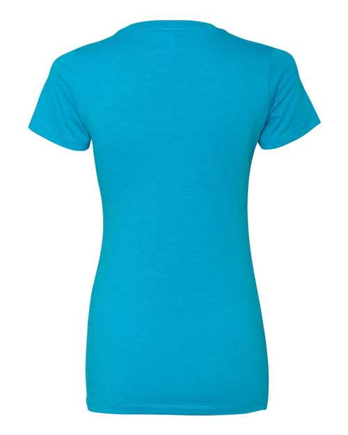 Women’s CVC T-Shirt - Turquoise Back