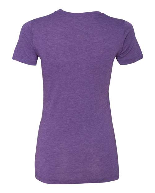Women’s Triblend T-Shirt - Purple Rush Back