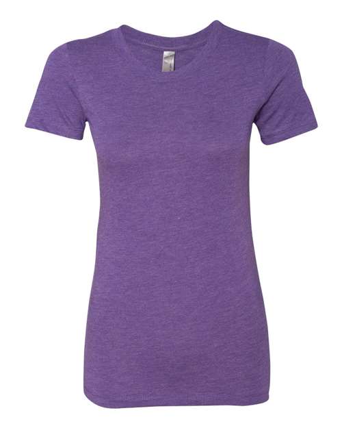 Women’s Triblend T-Shirt - Purple Rush Front