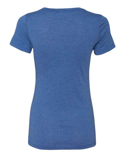 Women’s Triblend T-Shirt - Vintage Royal Back