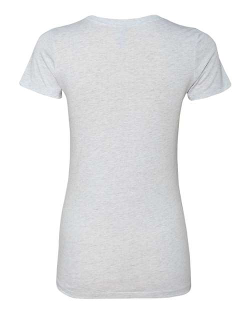 Women’s Triblend T-Shirt - Heather White Back