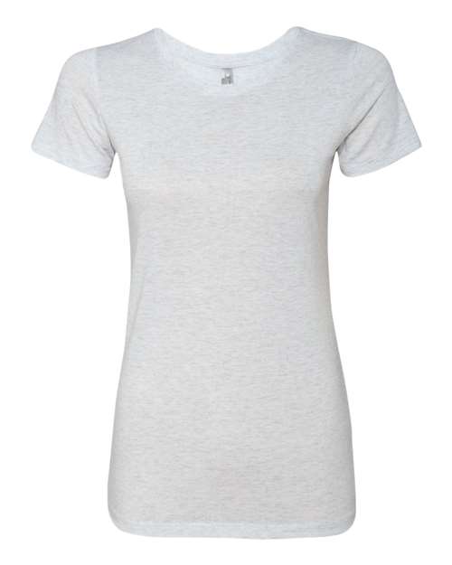 Women’s Triblend T-Shirt - Heather White Front