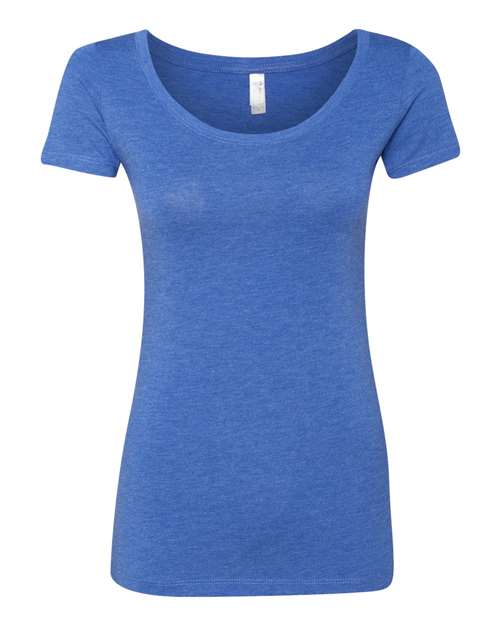 Women’s Triblend Scoop Neck T-Shirt - Vintage Royal Front