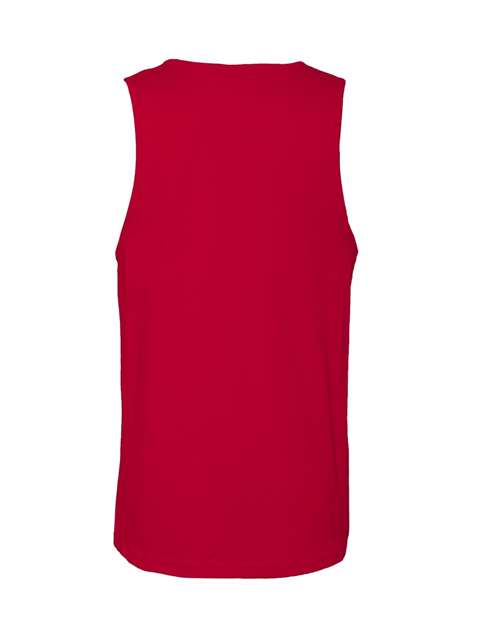 Men's Cotton Muscle Tank - Red Back
