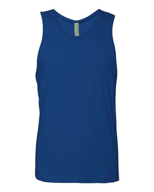 Men's Cotton Muscle Tank - Royal Front