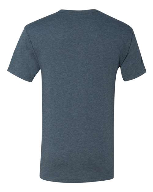 Unisex Triblend T-Shirt - Indigo Back