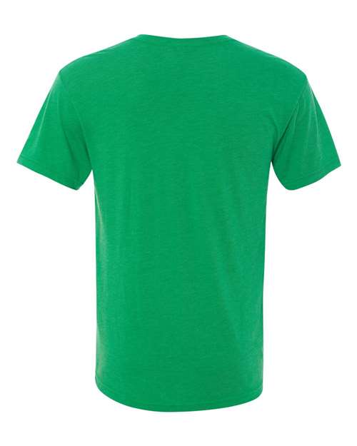 Men's Triblend V-Neck T-Shirt - Envy Back