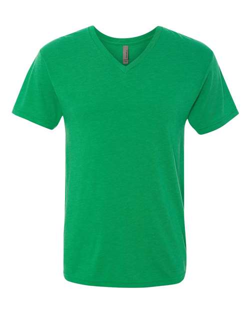 Men's Triblend V-Neck T-Shirt - Envy Front