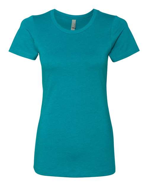 Women’s CVC T-Shirt - Teal Front