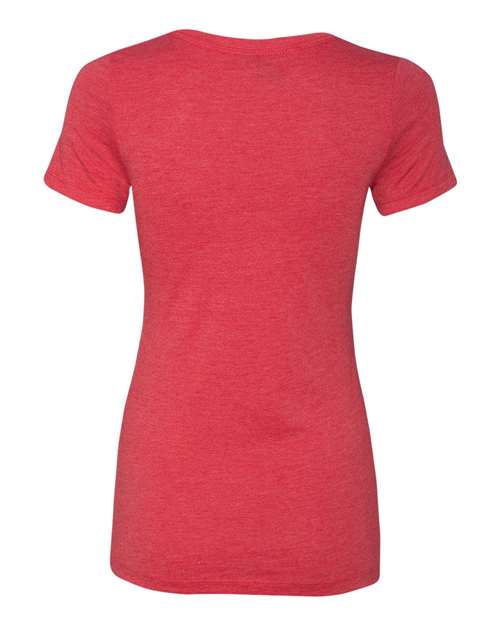 Women’s Triblend T-Shirt - Vintage Red Back