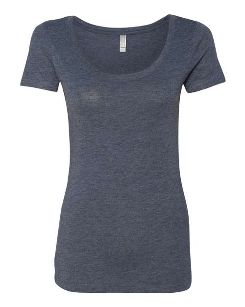 Women’s Triblend Scoop Neck T-Shirt - Vintage Navy Front