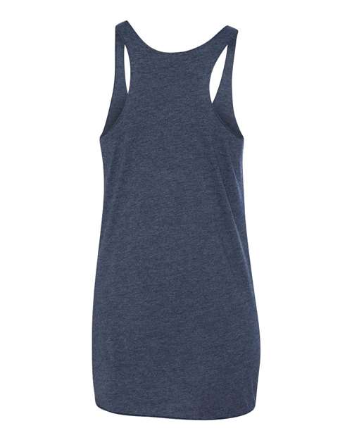 Women’s Triblend Racerback Tank - Vintage Navy Back