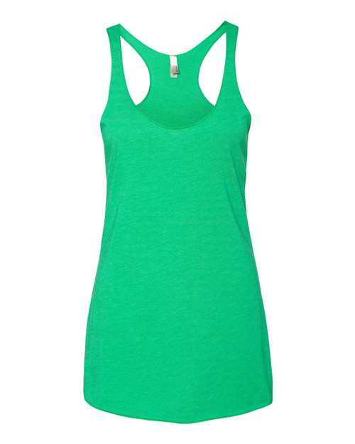 Women’s Triblend Racerback Tank - Envy Front
