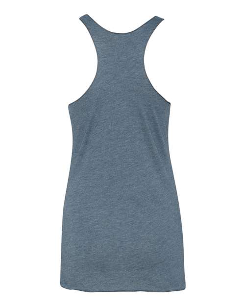 Women’s Triblend Racerback Tank - Indigo Back