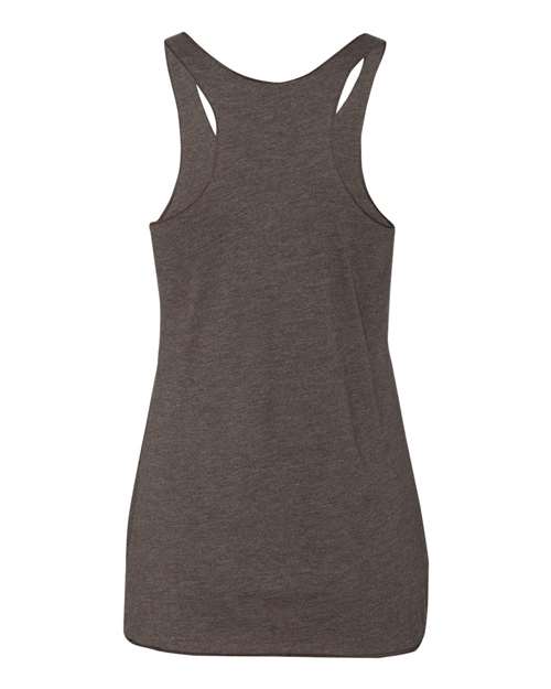 Women’s Triblend Racerback Tank - Macchiato Back