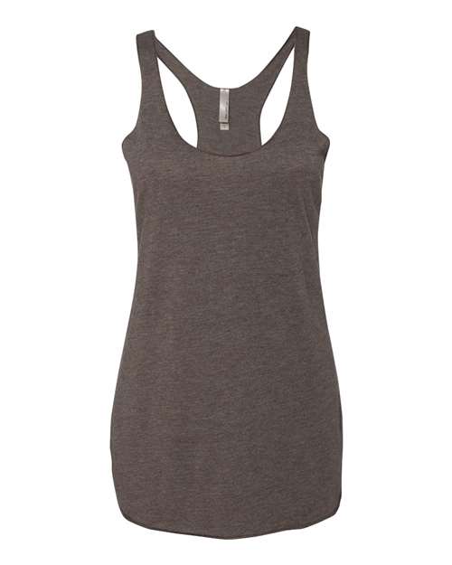 Women’s Triblend Racerback Tank - Macchiato Front