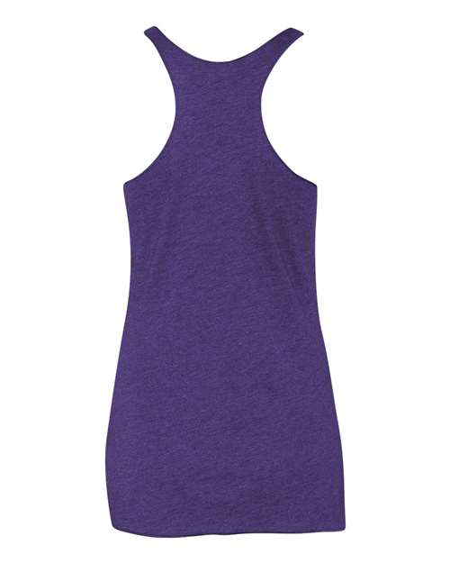 Women’s Triblend Racerback Tank - Purple Rush Back