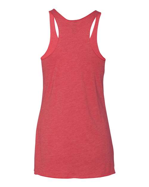 Women’s Triblend Racerback Tank - Vintage Red Back