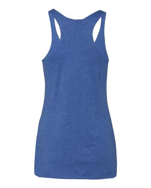 Women’s Triblend Racerback Tank - Vintage Royal Back