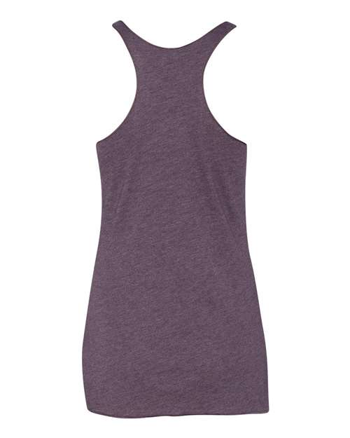 Women’s Triblend Racerback Tank - Vintage Purple Back