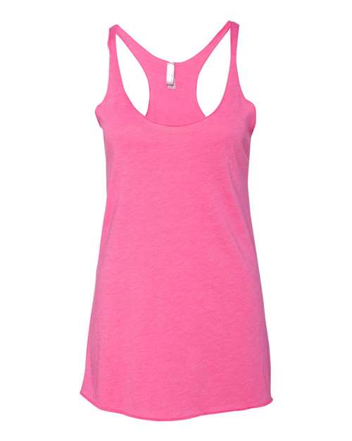 Women’s Triblend Racerback Tank - Vintage Pink Front