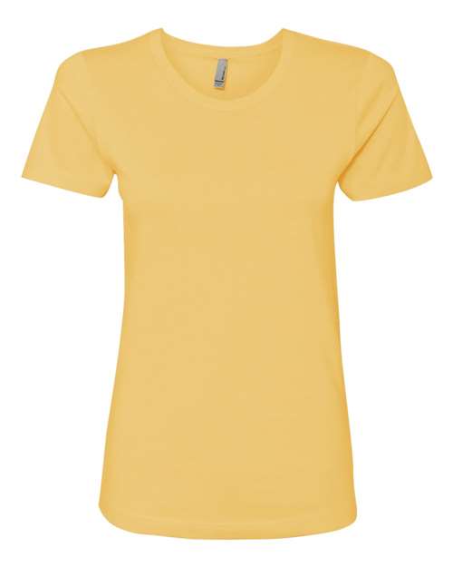 Women’s Cotton T-Shirt - Banana Cream Front