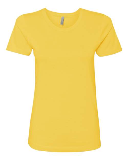 Women’s Cotton T-Shirt - Vibrant Yellow Front