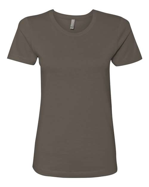 Women’s Cotton T-Shirt - Warm Grey Front
