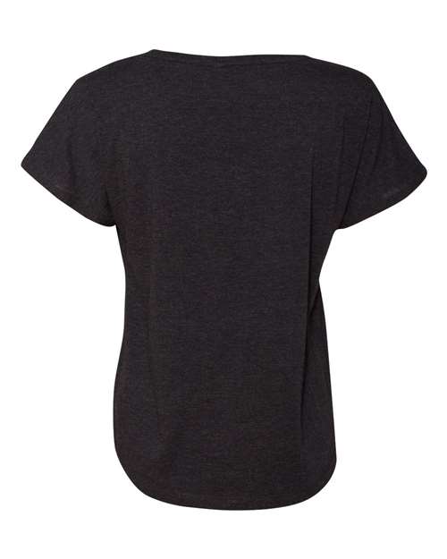 Women’s Triblend Dolman T-Shirt - Vintage Black Back