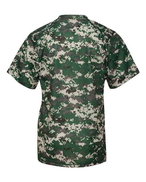 Youth Digital Camo T-Shirt - Forest Digital Back