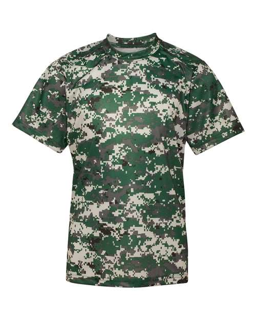 Youth Digital Camo T-Shirt - Forest Digital Front