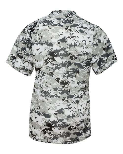 Youth Digital Camo T-Shirt - White Digital Back