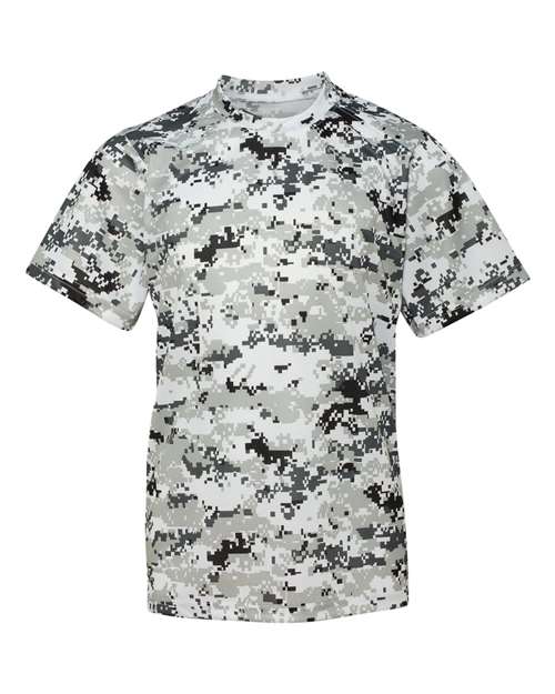 Youth Digital Camo T-Shirt - White Digital Front