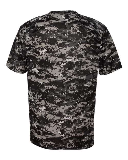 Men's Digital Camo T-Shirt - Black Digital Back