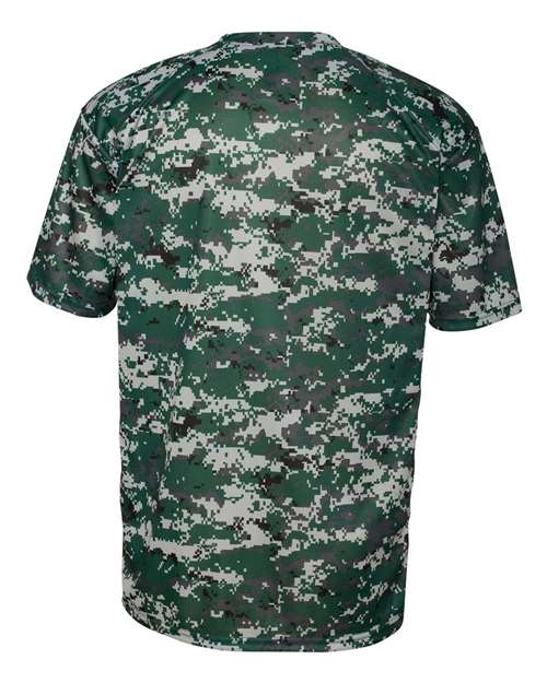 Men's Digital Camo T-Shirt - Forest Digital Back