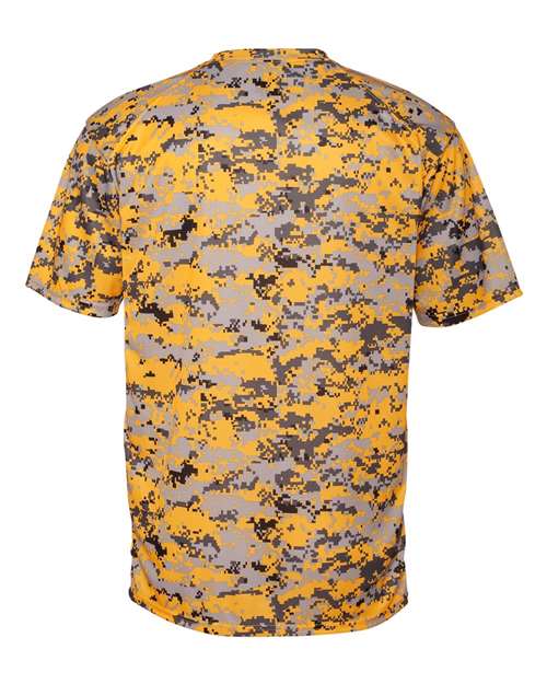 Men's Digital Camo T-Shirt - Gold Digital Back