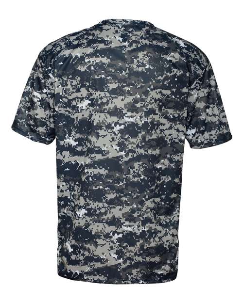 Men's Digital Camo T-Shirt - Navy Digital Back