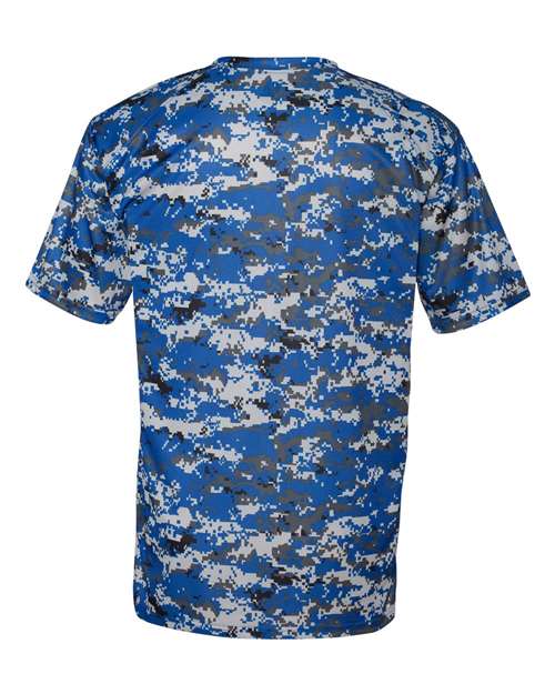 Men's Digital Camo T-Shirt - Royal Digital Back