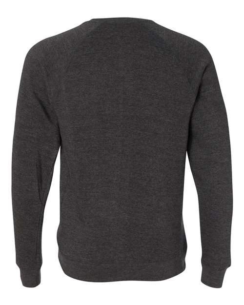 Unisex Special Blend Raglan Crewneck Sweatshirt - Carbon Back