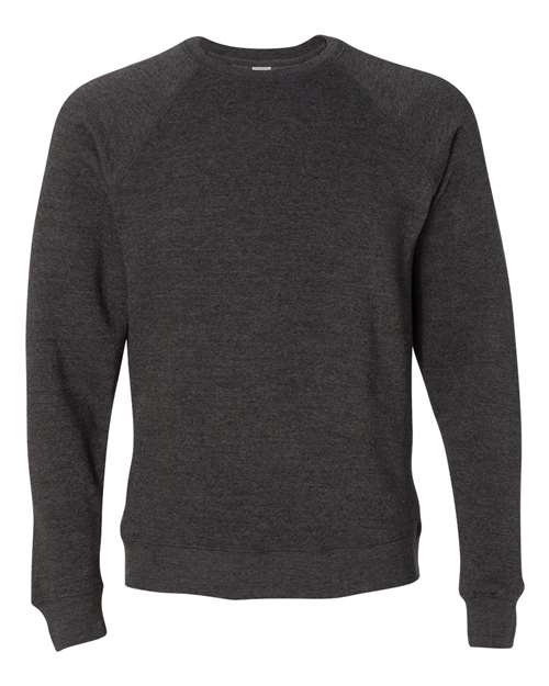 Unisex Special Blend Raglan Crewneck Sweatshirt - Carbon Front