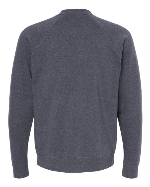 Unisex Special Blend Raglan Crewneck Sweatshirt - Midnight Navy Back