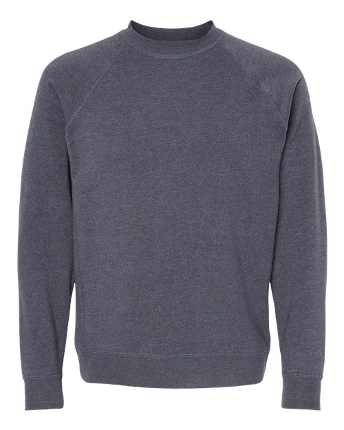 Unisex Special Blend Raglan Crewneck Sweatshirt - Midnight Navy Front